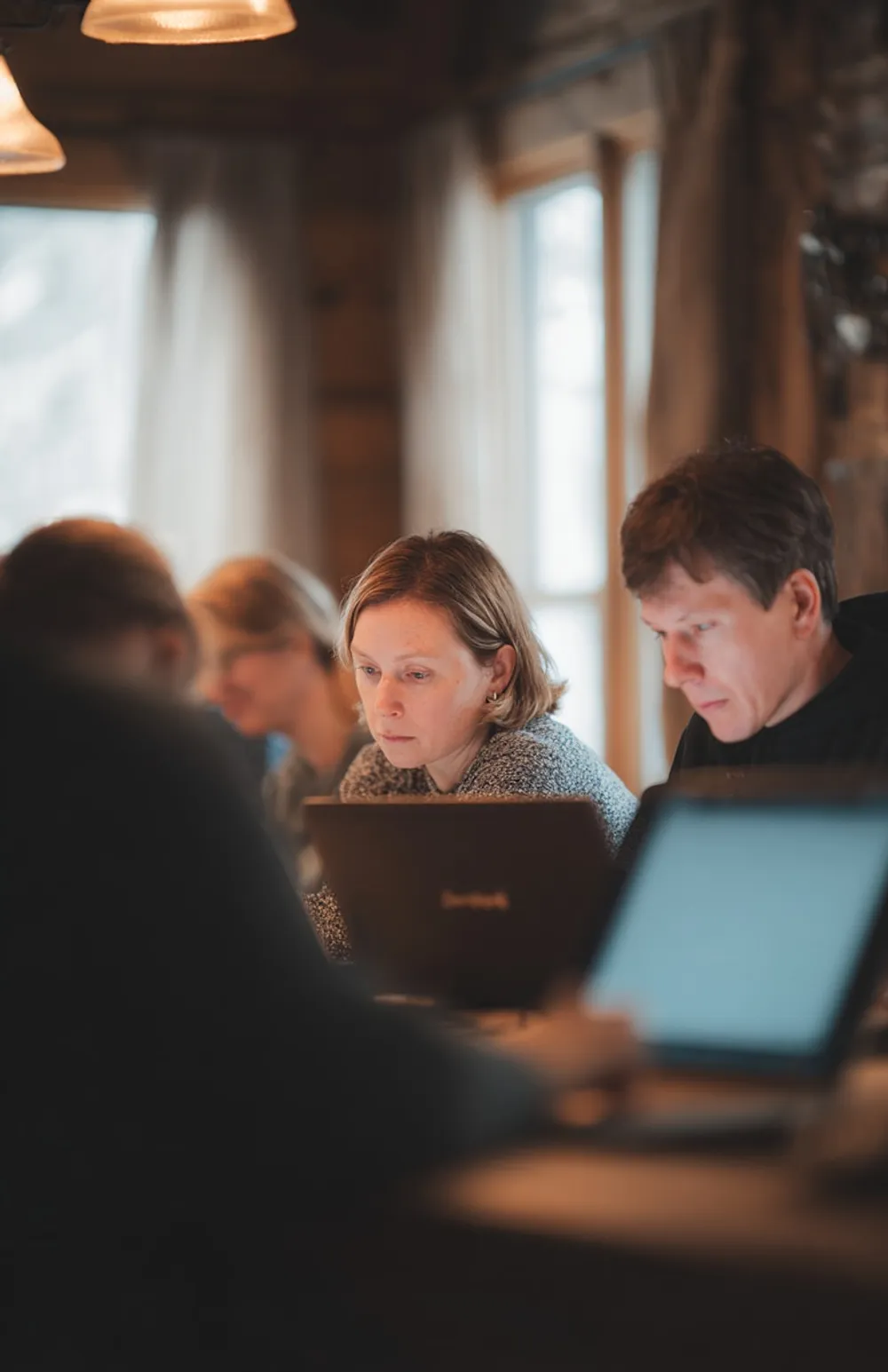 Markdown file on a screen next to a polished website.